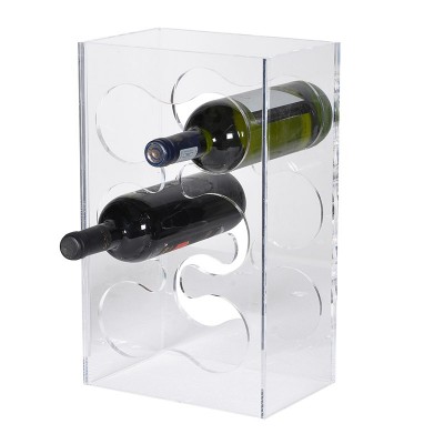 Luxury Acrylic wine bottle display case/ acrylic wine bottle display stand wholesale