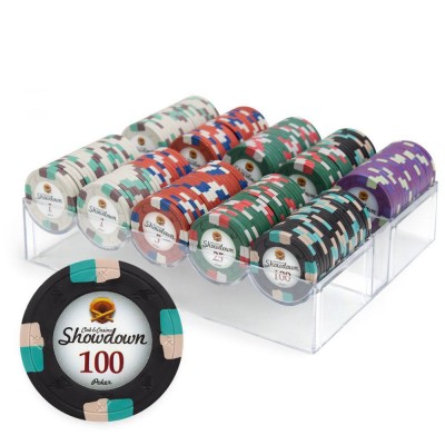 High Transparency Portable Acrylic casino chip set/casino chip tray / case